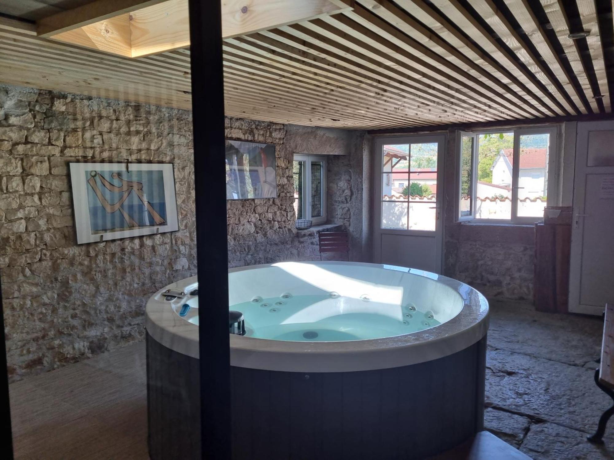 Gite De L'Ancheronne 12 Couchages Spa Lavans-sur-Valouse المظهر الخارجي الصورة